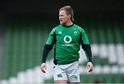 24 October 2020; Kieran Marmion of Ireland ahead of the Guinness Six Nations Rugby Championship match between Ireland and Italy at the Aviva Stadium in Dublin. Due to current restrictions laid down by the Irish government to prevent the spread of coronavirus and to adhere to social distancing regulations, all sports events in Ireland are currently held behind closed doors. Photo by Ramsey Cardy/Sportsfile