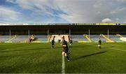 25 October 2020; Match referee Fergal Horgan warming up before the Munster GAA Hurling Senior Championship Quarter-Final match between Limerick and Clare at Semple Stadium in Thurles, Tipperary. This game also doubles up as the Allianz Hurling League Division 1 Final as the GAA season was shortened due to the coronavirus pandemic and both teams had qualified for the final. Photo by Ray McManus/Sportsfile