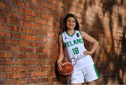 27 October 2020; Ireland senior women’s co-captain, Edel Thornton, in attendance at the sponsorship announcement of Gotham Drywall and the Ireland senior women’s team. The initial one-year deal will see the New York-based construction company support the team through to the 2021 FIBA Women’s European Championship for Small Countries, which take place in Cyprus on June 15th-21st. Photo by Piaras Ó Mídheach/Sportsfile