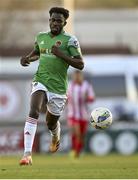 24 October 2020; Henry Ochieng of Cork City during the SSE Airtricity League Premier Division match between Sligo Rovers and Cork City at The Showgrounds in Sligo. Photo by Harry Murphy/Sportsfile
