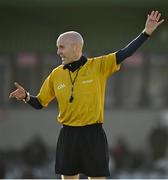 24 October 2020; Referee Liam Devaney during the Allianz Football League Division 4 Round 7 match between Sligo and Limerick at Markievicz Park in Sligo. Photo by Harry Murphy/Sportsfile