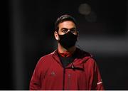 26 October 2020; Munster head coach Johann van Graan prior to the Guinness PRO14 match between Munster and Cardiff Blues at Thomond Park in Limerick. Photo by Harry Murphy/Sportsfile