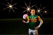 27 October 2020; (EDITOR'S NOTE: This image was created using a starburst filter) Pictured is Kenmare and Kerry Footballer Seán O’Shea at AIB’s launch of the GAA All-Ireland Senior Football Championship. Now in their sixth season sponsoring the football county championship and their 30th year sponsoring the club championships, AIB are proud to support some of #TheToughest games there are. In addition to the launch, AIB will soon be releasing their new TV Ad, a fast-paced and upbeat celebration of the 2020 GAA All-Ireland Senior Football Championship. For exclusive content and to see why AIB are backing Club and County, follow us on @AIB_GAA on Twitter, Instagram and Facebook. Photo by Brendan Moran/Sportsfile