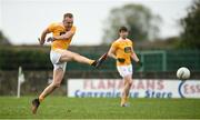 24 October 2020; Marc Jordan of Antrim during the Allianz Football League Division 4 Round 7 match between Antrim and Waterford at McGeough Park in Haggardstown, Louth. Photo by David Fitzgerald/Sportsfile