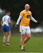 24 October 2020; Patrick Cunningham of Antrim during the Allianz Football League Division 4 Round 7 match between Antrim and Waterford at McGeough Park in Haggardstown, Louth. Photo by David Fitzgerald/Sportsfile