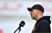 25 October 2020; Ulster head coach Dan McFarland prior to the Guinness PRO14 match between Ulster and Dragons at Kingspan Stadium in Belfast. Photo by David Fitzgerald/Sportsfile