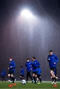 27 October 2020; Athlone Town players warm up ahead of the SSE Airtricity League First Division match between Athlone Town and Bray Wanderers at Athlone Town Stadium in Athlone, Westmeath. Photo by Eóin Noonan/Sportsfile