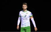 27 October 2020; Conor Keeley of Cabinteely during the SSE Airtricity League First Division match between Cabinteely and Drogheda United at Stradbrook in Blackrock, Dublin. Photo by Stephen McCarthy/Sportsfile