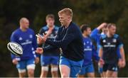 28 October 2020; Tommy O’Brien during Leinster Rugby squad training at UCD in Dublin. Photo by Matt Browne/Sportsfile