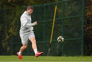 28 October 2020; Jordan Larmour who took part in some light training during Leinster Rugby squad training at UCD in Dublin. Photo by Matt Browne/Sportsfile