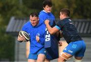 28 October 2020; Peter Dooley and Scott Penny during Leinster Rugby squad training at UCD in Dublin. Photo by Matt Browne/Sportsfile