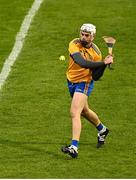 25 October 2020; Conor Cleary of Clare during the Munster GAA Hurling Senior Championship Quarter-Final match between Limerick and Clare at Semple Stadium in Thurles, Tipperary. This game also doubles up as the Allianz Hurling League Division 1 Final as the GAA season was shortened due to the coronavirus pandemic and both teams had qualified for the final. Photo by Eóin Noonan/Sportsfile