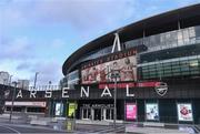 28 October 2020; A general view of the Emirates Stadium ahead of a Dundalk Training Session at the Emirates Stadium in London, England. Photo by Ben McShane/Sportsfile