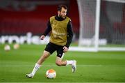 28 October 2020; Stefan Colovic during a Dundalk Training Session at the Emirates Stadium in London, England. Photo by Ben McShane/Sportsfile