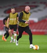 28 October 2020; Chris Shields during a Dundalk Training Session at the Emirates Stadium in London, England. Photo by Ben McShane/Sportsfile