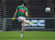 25 October 2020; James Durcan of Mayo during the Allianz Football League Division 1 Round 7 match between Mayo and Tyrone at Elverys MacHale Park in Castlebar, Mayo. Photo by Piaras Ó Mídheach/Sportsfile