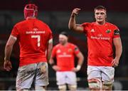 26 October 2020; Gavin Coombes of Munster, right, during the Guinness PRO14 match between Munster and Cardiff Blues at Thomond Park in Limerick. Photo by Harry Murphy/Sportsfile