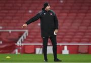 28 October 2020; Interim head coach Filippo Giovagnoli during a Dundalk Training Session at the Emirates Stadium in London, England. Photo by Ben McShane/Sportsfile
