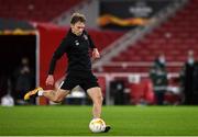 28 October 2020; David McMillan during a Dundalk Training Session at the Emirates Stadium in London, England. Photo by Ben McShane/Sportsfile
