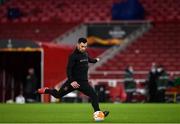 28 October 2020; Patrick Hoban during a Dundalk Training Session at the Emirates Stadium in London, England. Photo by Ben McShane/Sportsfile
