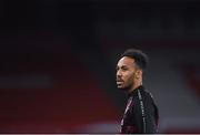 29 October 2020; Pierre-Emerick Aubameyang of Arsenal ahead of the UEFA Europa League Group B match between Arsenal and Dundalk at the Emirates Stadium in London, England. Photo by Ben McShane/Sportsfile