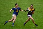 24 October 2020; Gavin Sheehan of Wexford in action against Eoin Darcy of Wicklow during the Allianz Football League Division 4 Round 7 match between Wexford and Wicklow at Chadwicks Wexford Park in Wexford. Photo by Sam Barnes/Sportsfile