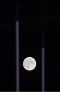30 October 2020; A moon is seen rising above the goalposts at Kingspan Breffni Park prior to the TG4 All-Ireland Senior Ladies Football Championship Round 1 match between Tyrone and Armagh at Kingspan Breffni Park in Cavan. Photo by Stephen McCarthy/Sportsfile