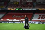 29 October 2020; Dundalk strength and conditioning coach Graham Norton ahead of the UEFA Europa League Group B match between Arsenal and Dundalk at the Emirates Stadium in London, England. Photo by Ben McShane/Sportsfile