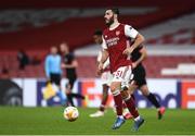 29 October 2020; Sead Kolašinac of Arsenal during the UEFA Europa League Group B match between Arsenal and Dundalk at the Emirates Stadium in London, England. Photo by Ben McShane/Sportsfile