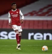 29 October 2020; Joe Willock of Arsenal during the UEFA Europa League Group B match between Arsenal and Dundalk at the Emirates Stadium in London, England. Photo by Ben McShane/Sportsfile