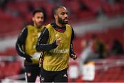 29 October 2020; Alexandre Lacazette of Arsenal during the UEFA Europa League Group B match between Arsenal and Dundalk at the Emirates Stadium in London, England. Photo by Ben McShane/Sportsfile