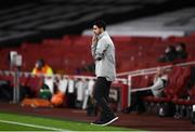 29 October 2020; Arsenal manager Mikel Arteta during the UEFA Europa League Group B match between Arsenal and Dundalk at the Emirates Stadium in London, England. Photo by Ben McShane/Sportsfile