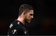 29 October 2020; Sean Murray of Dundalk during the UEFA Europa League Group B match between Arsenal and Dundalk at the Emirates Stadium in London, England. Photo by Ben McShane/Sportsfile