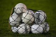 30 October 2020; Gaelic footballs are seen on the pitch prior to the TG4 All-Ireland Senior Ladies Football Championship Round 1 match between Tyrone and Armagh at Kingspan Breffni Park in Cavan. Photo by Stephen McCarthy/Sportsfile