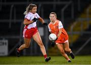 30 October 2020; Grace Ferguson of Armagh during the TG4 All-Ireland Senior Ladies Football Championship Round 1 match between Tyrone and Armagh at Kingspan Breffni Park in Cavan. Photo by Stephen McCarthy/Sportsfile