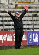 31 October 2020; Cavan manager Mickey Graham reacts during the Ulster GAA Football Senior Championship Preliminary Round match between Monaghan and Cavan at St Tiernach’s Park in Clones, Monaghan. Photo by Stephen McCarthy/Sportsfile