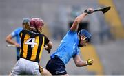 31 October 2020; Davy Keogh of Dublin in action against Ciaran Wallace of Kilkenny during the Leinster GAA Hurling Senior Championship Semi-Final match between Dublin and Kilkenny at Croke Park in Dublin. Photo by Daire Brennan/Sportsfile