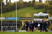 31 October 2020; Dublin players walk the pitch prior to their TG4 All-Ireland Senior Ladies Football Championship Round 1 match against Donegal at Kingspan Breffni Park in Cavan. Photo by Seb Daly/Sportsfile