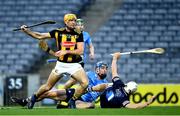 31 October 2020; Colin Fennelly of Kilkenny watches his shot, in the 38th minute, hit the back of the net to score his side's third goal during the Leinster GAA Hurling Senior Championship Semi-Final match between Dublin and Kilkenny at Croke Park in Dublin. Photo by Ray McManus/Sportsfile