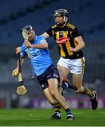 31 October 2020; Danny Sutcliffe of Dublin in action against Walter Walsh of Kilkenny during the Leinster GAA Hurling Senior Championship Semi-Final match between Dublin and Kilkenny at Croke Park in Dublin. Photo by Ray McManus/Sportsfile