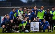 31 October 2020; Athlone Town players celebrate following the Extra.ie FAI Cup Quarter-Final match between Athlone Town and Shelbourne at the Athlone Town Stadium in Athlone, Westmeath. Photo by Harry Murphy/Sportsfile