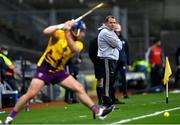 31 October 2020; Wexford manager Davy Fitzgerald during the Leinster GAA Hurling Senior Championship Semi-Final match between Galway and Wexford at Croke Park in Dublin. Photo by Ramsey Cardy/Sportsfile