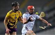 31 October 2020; Conor Whelan of Galway in action against Joe O’Connor of Wexford during the Leinster GAA Hurling Senior Championship Semi-Final match between Galway and Wexford at Croke Park in Dublin. Photo by Ramsey Cardy/Sportsfile
