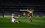31 October 2020; Cathal Mannion of Galway in action against Kevin Foley of Wexford during the Leinster GAA Hurling Senior Championship Semi-Final match between Galway and Wexford at Croke Park in Dublin. Photo by Ray McManus/Sportsfile