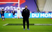 31 October 2020; Ireland head coach Andy Farrell prior to the Guinness Six Nations Rugby Championship match between France and Ireland at Stade de France in Paris, France. Photo by Sportsfile