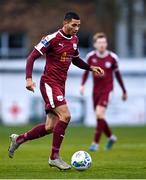 31 October 2020; Mikey Place of Galway United during the SSE Airtricity League First Division Play-off Semi-Final match between Bray Wanderers and Galway United at the Carlisle Grounds in Bray, Wicklow. Photo by Eóin Noonan/Sportsfile