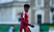 31 October 2020; Wilson Waweru of Galway United during the SSE Airtricity League First Division Play-off Semi-Final match between Bray Wanderers and Galway United at the Carlisle Grounds in Bray, Wicklow. Photo by Eóin Noonan/Sportsfile