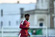 31 October 2020; Wilson Waweru of Galway United during the SSE Airtricity League First Division Play-off Semi-Final match between Bray Wanderers and Galway United at the Carlisle Grounds in Bray, Wicklow. Photo by Eóin Noonan/Sportsfile