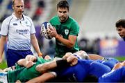 31 October 2020; Conor Murray of Ireland during the Guinness Six Nations Rugby Championship match between France and Ireland at Stade de France in Paris, France. Photo by Sportsfile