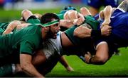 31 October 2020; Caelan Doris of Ireland during a scrum during the Guinness Six Nations Rugby Championship match between France and Ireland at Stade de France in Paris, France. Photo by Sportsfile